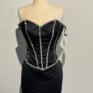 Black new Jovani  satin gown